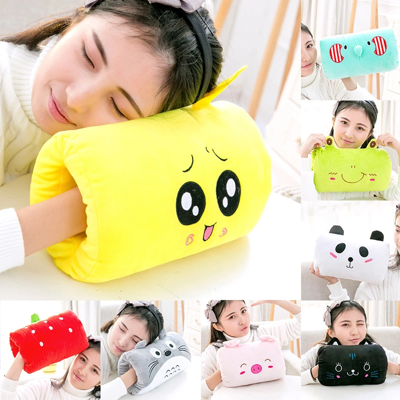 Cute Animal Hand Warm Pillow Hand Cover Plush Toy Doll Cute Girl Hand Pillow in Winter