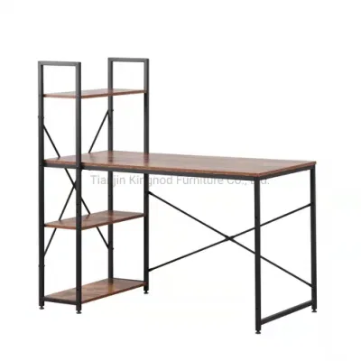 China-Hersteller mit Stahllagerregal Smart Kids Modern Furniture Executive/Laptop/Computer/Studienschreibtisch/Tischpreis für Büro/MDF